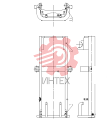 Рама наружная дверная в сборе 43C0558 001