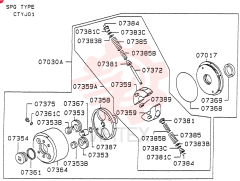 COVER INJECTION PUMP TIMER, 6D221, 9107-1 -,  CTYJ1Y000 CTYJ1Y111 VAME717644 (1)