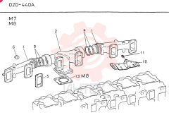 EXHAUST MANIFOLD(M7) 6D221CZ-KS06