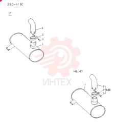 EXHAUST MUFFLER(M7) 6D221CZ-KS09 (2)