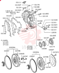 Схема (6D22-TC) - MITSUBISHI DIESL ENGINE - SK EXCAVATORS (1/06-12/06) VAME157016 (2)