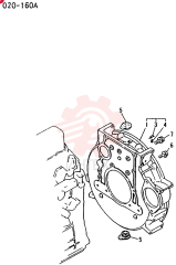 FLYWHEEL HOUSING ASSY,  FOR M6 ONLY