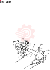 TURBOCHARGER VAME088256 (1)