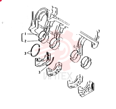 SET OF CONN ROD BRGS U/S VAME999711