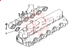 Схема (6D31-T) - MITSUBISHI DIESEL ENGINE - MD200BLC EXCAVATORS (1/06-12/06) VAME018191