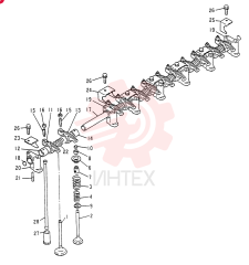 Схема (6DR5) - MITSUBISHI DIESEL ENGINE (1/06-12/06) VAME001142