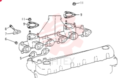 Схема (6DR5) - MITSUBISHI DIESEL ENGINE (1/06-12/06) VAME008736