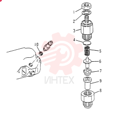 Схема (6DR5) - MITSUBISHI DIESEL ENGINE (1/06-12/06) VAME016506
