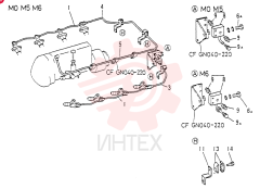Схема (8DC8) - MITSUBISHI DIESEL ENGINE - K914 & K975 (1/79-12/06) VA3126154700 (1)