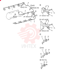 Схема (8DC8) - MITSUBISHI DIESEL ENGINE - K914 & K975 (1/79-12/06) VA3126154700 (3)