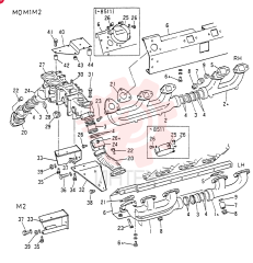 MANIFOLD,EXH LH FR (FOR M0, M1, M2 ONLY), Start Year: 01-SEP-84 VAME060757 (2)