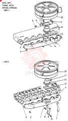 INLET MANIFOLD ASSY (FOR M0 ONLY), Start Serial: 7901- VA3173021200 (2)