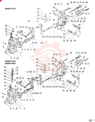 GOVERNOR ASSY RSV TYPE (N.D.K NO.) 090800-4230 (FOR M0 ONLY), FF: SERVICE PARTS EXCLUSIVELY USED FOR INDUSTRIAL MACHINERY ENGINES