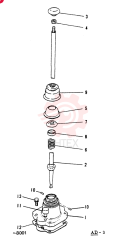 CASE, GEAR SHIFT UPPER, Start Serial: 8012