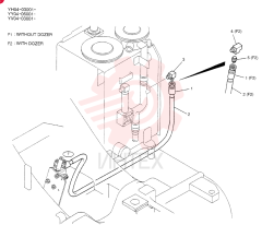 HYD LINES, RETURN (WITHOUT DOZER) YY32H00006F1
