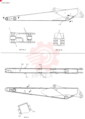 ARM ASSY, LONG 2. 7M YV12B00091F6