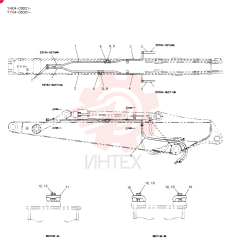 HYD LINES, ARM 2. 45M YY43H00056F1