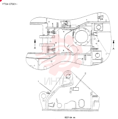 FRAME, UPPER YT52F00036P1