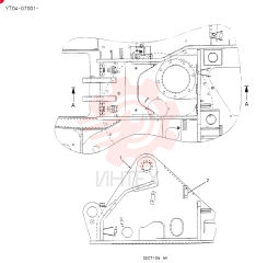 FRAME, UPPER YT52F00034P1
