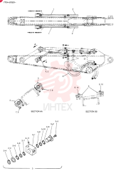 HYD LINES, ARM 1.65M YT43H00052F1