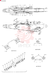 HYD LINES, ARM 1.65M YT43H00051F1