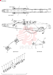 HYD LINES, ARM 2.07M YT43H00053F1