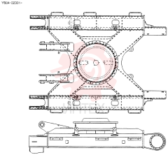 FRAME, LOW YB02F00013P1