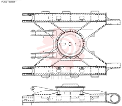 FRAME, LOW, FOR NARROW LONG CRAWLER YF02F00001P1