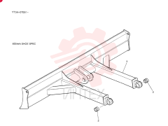 DOZER BLADE YT51B00047F2