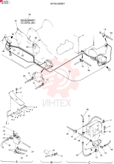 Схема (EXTRA) - AND BREAKER ATTACHMENT - K907 II ASN YN0101 & K907LC II ASN YQ0101 (1/88-12/06) 24100J9395F1