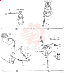 90 ELBOW,Male, 30 Degree Fl, PF 3/8" x PF 3/8", O-Ring ZH32X06000 (1)