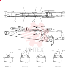HYD LINES, ARM 2.6M YB43H00005F1