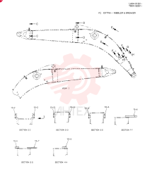 BOOM ASSY, HOE 5. 05M (EXTRA) YB02B00051F6 (2)