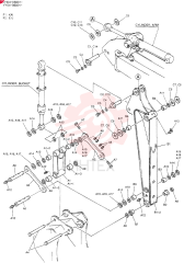 Схема (OFFSET BOOM) - EXCAVATOR SK135SR-1E, SK135SRLC-1E, SK135SRLC-1ES - ASN YY04 & YH04 (1/98-12/06)