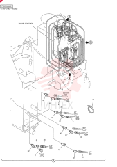Схема (OFFSET BOOM) - ATTACHMENT - SK70SR-1E & SK70SR-1ES ASN YT04-07001 (3/03-12/04) YT06H000019F6