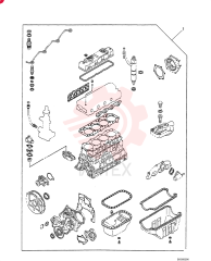 OIL PAN GASKET SET VI5878151960