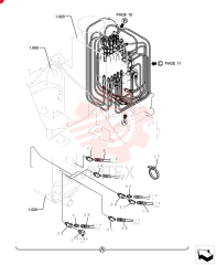 90 ELBOW,Male, 30 Degree Fl, PF 1/4" x PF 1/4", O-Ring ZH32X04000 (3)