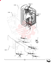 90 ELBOW,Male, 30 Degree Fl, PF 1/4" x PF 1/4", O-Ring ZH32X04000 (12)