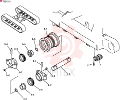 TRACK ROLLER LE64D00004F2