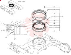 SLEWING RING LE40F00001F1