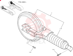 IDLER ASSY, CRAWLER YT52D00007F1