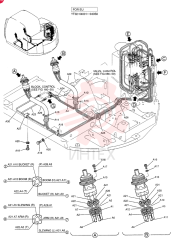 Схема (70SR-1E) - SHORT RADIUS EXCAVATOR ASN YT03-05432 (1/02-8/08) YT68H00044F1 (3)