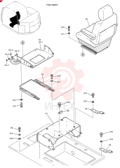 SEAT ASSY. YT25M00026F1 (1)