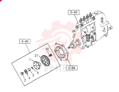 COUPLING;  INJECTION PUMP 0-87A