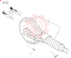 IDLER ASSY, CRAWLER YT52D00007F1