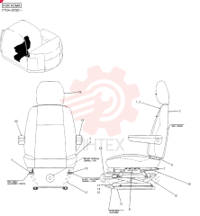 SEAT ASSY. YT25M00025F1