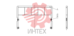 Решетка защитная для груза (вилочный погрузчик) 43C0966 001