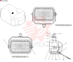 LIGHT ASSY. YT80S00002F1