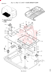 PLATE GROUP, FLOOR (NIBBLER & BREAKER) YT03M00027F2