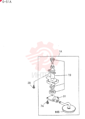 OIL PUMP AND OIL STRAINER 0-51A